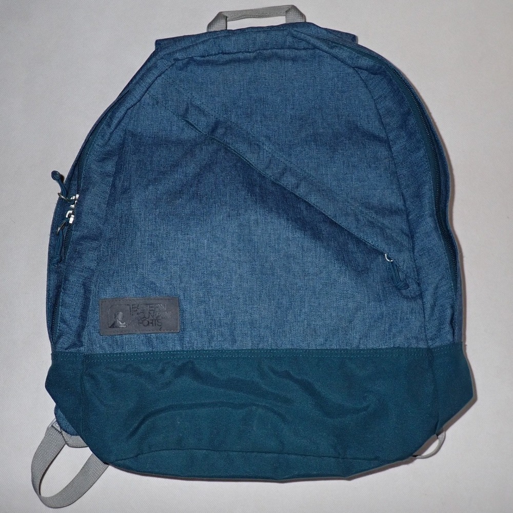 Eastern Mountain Sports Day Pack Book School Commuter Blue Nylon‎ Zip
